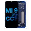 Ecrã LCD com Aro para Xiaomi Mi 9 Lite / CC9 (Aftermarket: Incell) (Aurora Blue)