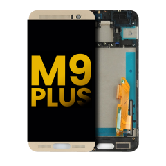 Ecrã LCD com Aro para HTC M9 Plus (Gold)