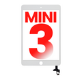 Digitizer With IC Chip para iPad Mini 3 (No Botão Home Installed) (Compatível Plus) (White)