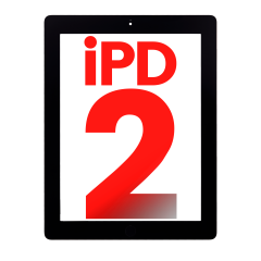 Digitizer para iPad 2 (Botão Home Pre-Installed) (Compatível Plus) (Black)