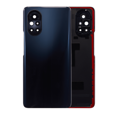Back cover Glass With Camera Lens para Huawei Nova 8 (Black)