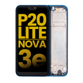 Ecrã LCD com Aro para Huawei P20 Lite / Nova 3e (Recondicionado) (Blue)