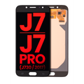Ecrã OLED sem Aro para Samsung Galaxy J7 / J7 Pro (J730 / 2017) (Compatível Plus) (Black)