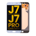 Ecrã OLED sem Aro para Samsung Galaxy J7 / J7 Pro (J730 / 2017) (Recondicionado) (Blue / Gray)