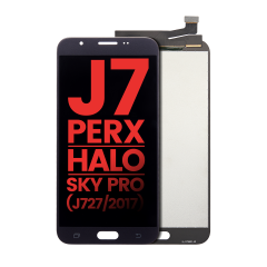Ecrã LCD sem Aro para Samsung Galaxy J7 Perx / Halo / Sky Pro (J727 / 2017) (Compatível Plus) (Black)