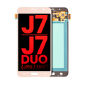 Ecrã OLED sem Aro para Samsung Galaxy J7 / J7 Duo (J710 / 2016) (Compatível Plus) (Gold)
