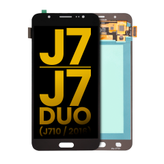 Ecrã OLED sem Aro para Samsung Galaxy J7 / J7 Duo (J710 / 2016) (Recondicionado) (Black)