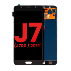 Ecrã OLED sem Aro para Samsung Galaxy J7 (J700 / 2015) (Compatível Plus) (Black)