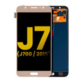 Ecrã OLED sem Aro para Samsung Galaxy J7 (J700 / 2015) (Recondicionado) (Gold)