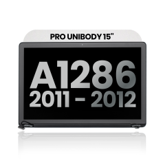 Ecrã LCD Completo para MacBook Pro 15" A1286 (2011-2012) (OEM Usado: Grau A) (Glossy)