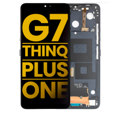 Ecrã LCD com Aro para LG G7 ThinQ / G7 Plus / G7 One (Recondicionado) (Black)