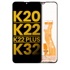 Ecrã LCD sem Aro para LG K20 (2020) / K22 / K22 Plus (K220) / K32 (Recondicionado) (Black)