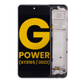 Ecrã LCD com Aro para Motorola Moto G Power (XT2165 / 2022) (Recondicionado) (Todas as Cores)