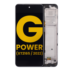 Ecrã LCD com Aro para Motorola Moto G Power (XT2165 / 2022) (Recondicionado) (Todas as Cores)