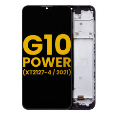 Ecrã LCD com Aro para Motorola Moto G10 Power (XT2127-4 / 2021) (Recondicionado) (Todas as Cores)