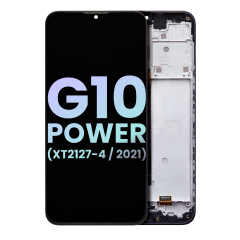 Ecrã LCD com Aro para Motorola Moto G10 Power (XT2127-4 / 2021) (OEM Original) (All Color)