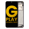 Ecrã LCD com Aro para Motorola Moto G Play (XT2093 / 2021) (Recondicionado) (Flash Gray)