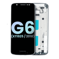 Ecrã LCD com Aro para Motorola Moto G6 (XT1925 / 2018) (OEM Original) (Deep Indigo)