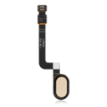 Botão Home With Sensor de Impressão Digital Flex Cable para Motorola Moto G5S (XT1797 / 2017) (Gold)