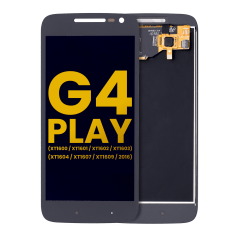 Ecrã LCD sem Aro para Motorola Moto G4 Play (XT1600 / XT1601 / XT1602 / XT1603 / XT1604 / XT1607 / XT1609 / 2016) (Recondicionado) (Black)