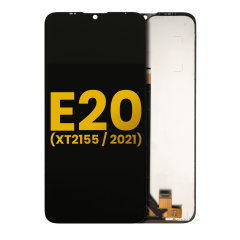 Ecrã LCD sem Aro para Motorola Moto E20 (XT2155 / 2021) (Recondicionado) (Black)