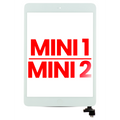 Digitizer With IC Chip & Botão Home Pre-Installed para iPad Mini 1 / iPad Mini 2 (Compatível Plus) (White)