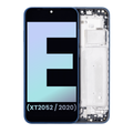 Ecrã LCD com Aro para Motorola Moto E (XT2052 / 2020) (OEM Original) (Midnight Blue)