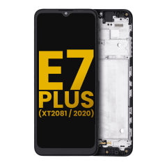 Ecrã LCD com Aro para Motorola Moto E7 Plus (XT2081 / 2020) (Recondicionado) (Todas as Cores)
