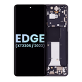 Ecrã LCD com Aro para Motorola Moto Edge (XT2305 / 2023) (OEM Original) (Eclipse Black)