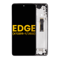 Ecrã OLED com Aro para Motorola Moto Edge (XT2205-1 / 2022) (Recondicionado) (Gray)
