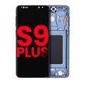 Ecrã OLED com Aro para Samsung Galaxy S9 Plus (Compatível Plus) (Coral Blue)
