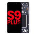 Ecrã OLED com Aro para Samsung Galaxy S9 Plus (Compatível Plus) (Midnight Black)