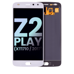 Ecrã LCD sem Aro para Motorola Moto Z2 Play (XT1710 / 2017) (OEM Original) (White)