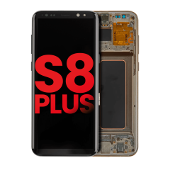 Ecrã OLED com Aro para Samsung Galaxy S8 Plus (Compatível Plus) (Maple Gold)