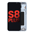 Ecrã OLED com Aro para Samsung Galaxy S8 Plus (Compatível Plus) (Coral Blue)