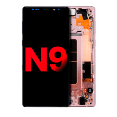 Ecrã OLED com Aro para Samsung Galaxy Note 9 (Compatível Plus) (Alpine White)