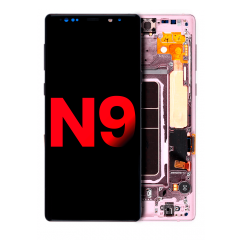 Ecrã OLED com Aro para Samsung Galaxy Note 9 (Compatível Plus) (Lavender Purple)