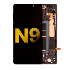 Ecrã OLED com Aro para Samsung Galaxy Note 9 (Recondicionado) (Midnight Black)