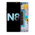 Ecrã OLED com Aro para Samsung Galaxy Note 8 (Service Pack) (Orchid Gray)