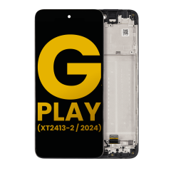 Ecrã LCD com Aro para Motorola Moto G Play (XT2413 / 2024) (Recondicionado) (Todas as Cores)