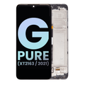 Ecrã LCD com Aro para Motorola Moto G Pure (XT2163 / 2021) (OEM Original) (Todas as Cores)