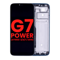 Ecrã LCD com Aro para Motorola Moto G7 Power (XT1955-2/4/7 / 2019) (International Version) (154MM) (Compatível Plus) (Marine Blue)