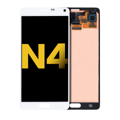 Ecrã OLED sem Aro para Samsung Galaxy Note 4 (Recondicionado) (White)