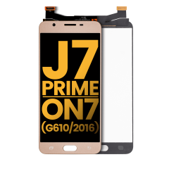 Ecrã LCD sem Aro para Samsung Galaxy J7 Prime / On7 (G610 / 2016) (Recondicionado) (Gold)