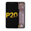 Ecrã LCD com Aro para Huawei P20 (Recondicionado) (Black)