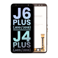 Ecrã LCD sem Aro para Samsung Galaxy J6 Plus (J610 / 2018) / J4 Plus (J415 / 2018) (Service Pack) (Black)