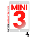 Digitizer With IC Chip para iPad Mini 3 (No Botão Home Installed) (Compatível Pro: XO7) (White)