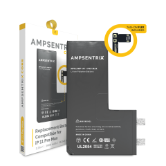 Bateria de Substituição Core with Universal Tag-On Flex para iPhone 11 Pro Max (Spot Welding Required) (AmpSentrix Core)