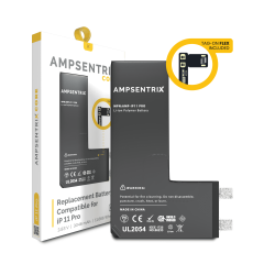 Bateria de Substituição Core with Universal Tag-On Flex para iPhone 11 Pro (Spot Welding Required) (AmpSentrix Core)