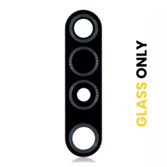 Câmara Traseira Lens (Glass Only) With Adhesive para Motorola One Vision Plus (2020) (Black)